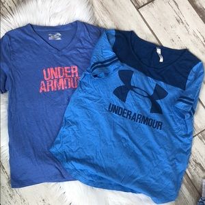 Two under armour shirts